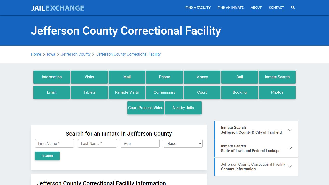 Jefferson County Correctional Facility - Jail Exchange